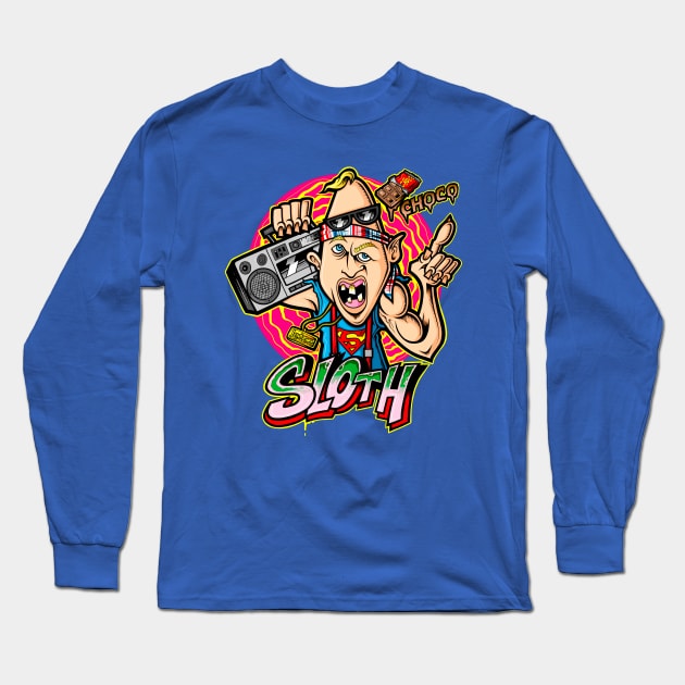 CHOCO SLOTH Long Sleeve T-Shirt by Lowbrow Wear